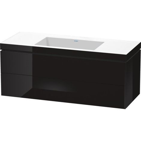 Duravit L-Cube c-bonded Ensemble suspendu, 2 tiroirs, sans (1/5)