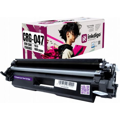 Toner Inkdigo CRG047 compatibile con Canon i-Sensys LBP-112 MF112 MF112wf, certificato TÜV. (1/5)
