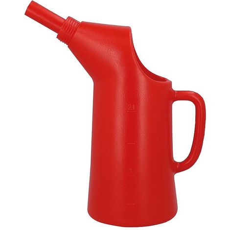 Gobelet gradue en polyethylene 5000 ml avec ecoulement fixe (1/4)