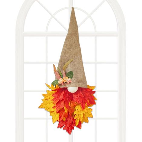 Couronnes De GNOME d'automne pour Porte D'Entrée - Couronne d'automne Ferme (1/5)
