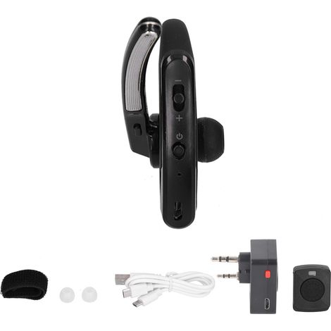 Casque Bluetooth avec Microphone Réduction de Bruit pour Talkie-Walkie Motorola HYT Portable (1/5)