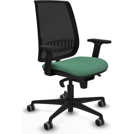 Chaise de bureau piqueras y crespo ergonomique vert émeraude mousse (1/2)