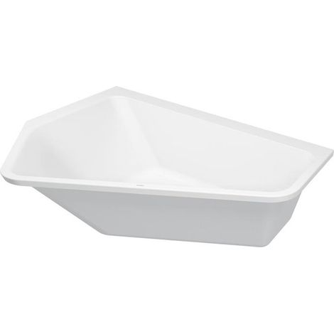 Duravit Paiova Fünfeck Badewanne, Ecke links, 2 Rückenschrägen, (1/5)