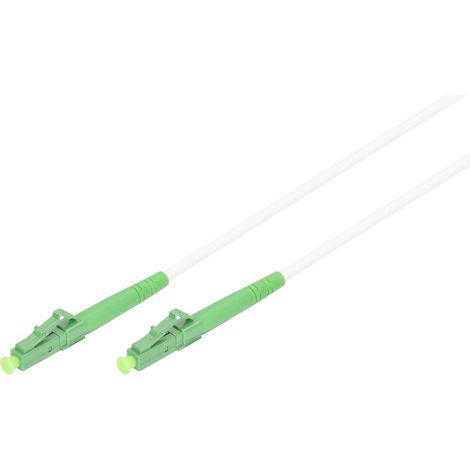 Digitus DK-2933A-10-LCA-SX fibre optique FO, fibre de verre Câble de raccordement 100 cm blanc, vert, vert menthe, vert foncé (satiné) [1x LC/APC m W913003 (1/5)