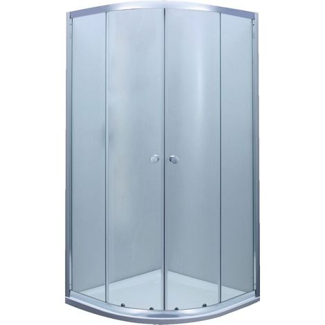 Primaster Runddusche Easy 5 Eckdusche 90x90cm Glas Duschkabine Duschwand (1/2)