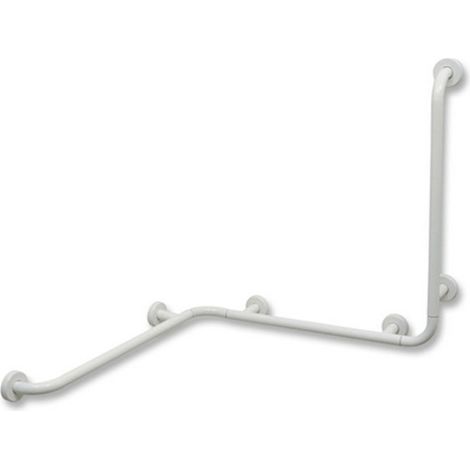 CORRIMANO AD ANGOLO CON MONTANTE A DESTRA Misura: cm.65 x 65 x 75 dx