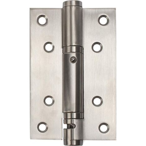 Bisagra de posicionamiento con resorte de 5 pulgadas, amortiguador de posicionamiento hidráulico de 90 grados, acero inoxidable 304, bisagra automática (1/4)