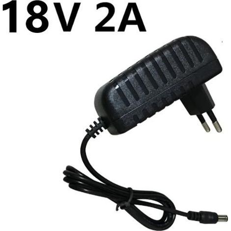 Adaptateur Chargeur Universel AC/DC 18V 2A Prise EU Embout 5.5mm2.5mm (1/4)