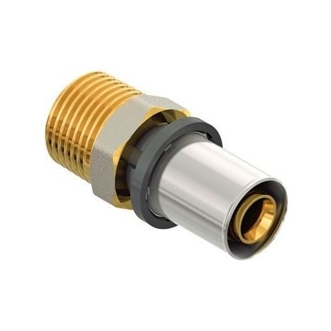Raccord droit LBP mâle EASYTEC diamètre 16 mm - 1/2” - FINIMETAL