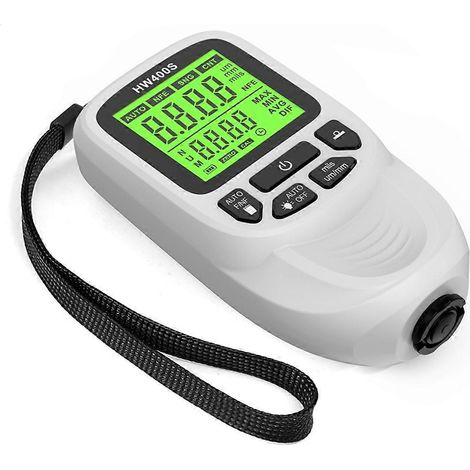 Digitales Lackdickenmessgerät HW400S, Beschichtungsmessgerät, weiß