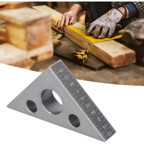 45/90-Grad-Winkelverbinder aus gebürsteter Aluminiumlegierung (1/5)