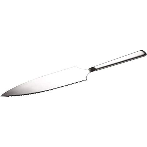 APS cake server Classic, server per torte, aiuto in cucina, aiuto in pasticceria, altamente lucidato, con un bordo seghettato, manico cavo dal profilo ergonomico, 5 x 22,5 cm, altezza 3 cm