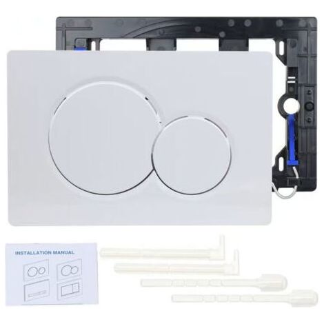 Plaque de commande WC Geberit Sigma 30 – Plastique durable – Installation sans outils – Design minimaliste élégant SIGMA01 (1/3)