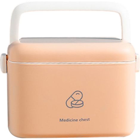 Boîte de rangement pour médicaments-plastique vide-Trousse de premiers secours familiale - Organisateur de rangement pour (1/5)