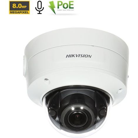 Hikvision telecamera Dome IP antivandalo 8Mp Motorizzata 2.8 - 12 mm - DS-2CD2786G2-IZS F