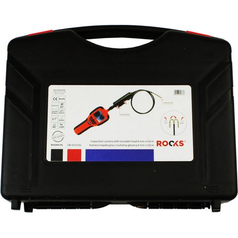 Telecamera Ispezione ROOKS con Testa Orientabile 6 mm x 0,8 m (OK-03.0102)