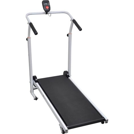vidaXL Mini cinta andadora plegable negra 93x36 cm (1/2)