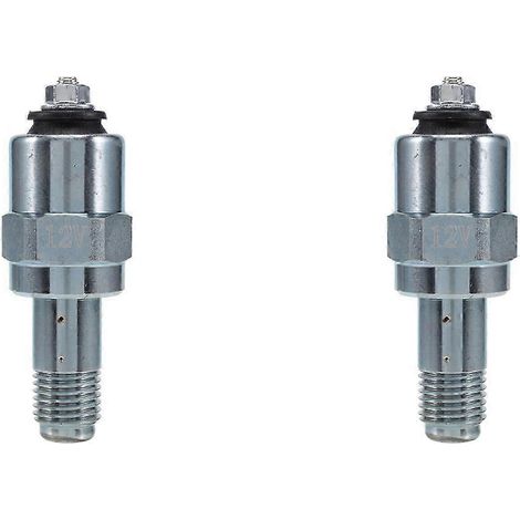 2 x 12V Kraftstoffpumpen-Magnetventile, Kraftstoffabsperrventil für Isuzu Toyota Motor 9461612339 8-97125-533-0 9461616193 (1/5)