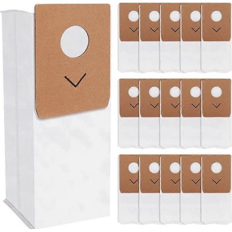 16 pièces Sacs à poussière pour Eureka Stylus Elite NEC490BL NEC490SE Aspirateur balai sans fil Pièces de remplacement Sac à poussière (1/5)