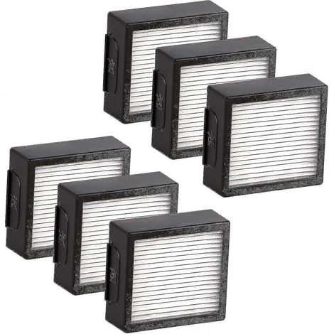 (6 pièces) Kit de filtres HEPA de rechange compatible avec iRobot Roomba Combo J7+ / Combo J7 Plus pour aspirateur robot (1/3)