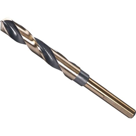 Réduction Tige Torsion Foret Forage, 14mm Coupe Bord, Titane (1/5)
