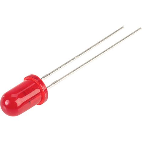 Kingbright LED bedrahtet Rot Rund 5 mm 30 mcd 30 ° 13 mA 5 V
