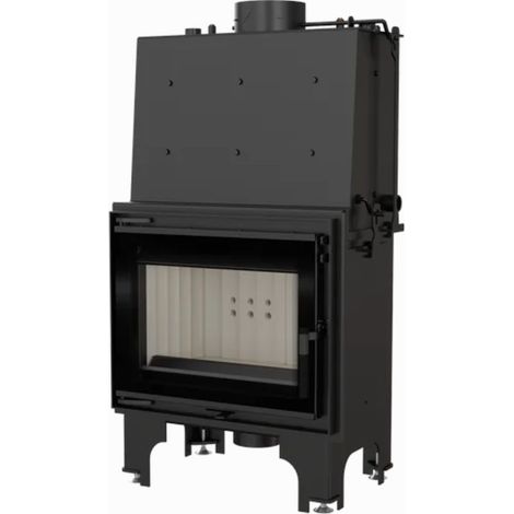 Kratki Wasserführender Kamineinsatz AQUARIO M 12 kW Ø 180 schwarz Doppelverglasung (1/5)