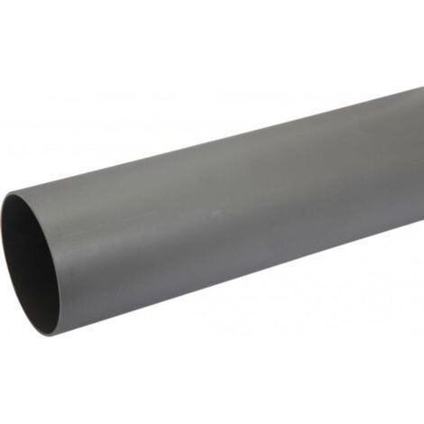 Centrale Brico – Tube d'évacuation PVC 100mm – Longueur 1m – Construction durable pour évacuation eaux usées – Compatible systèmes d'évacuation (1/3)