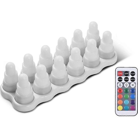 Bougie chauffe-plat électronique LED RGB rechargeable, lampe à bougie chauffe-plat décorative pour mariage et décoration intérieure (prise australienne). (1/5)