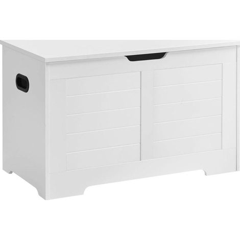 Leobert Caja de almacenamiento blanca 80x40x46 cm