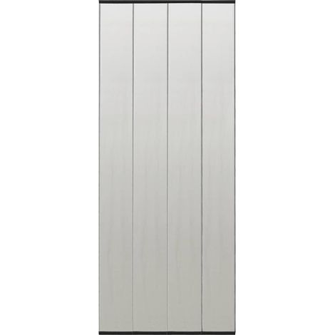Moustiquaire de porte, noire, 100 x 220 cm, polyester (1/5)