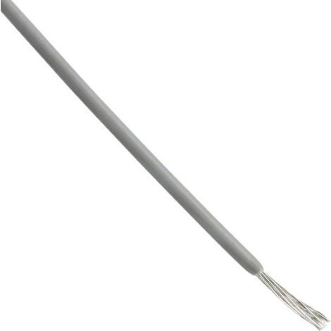 Câble Fil Unipolaire UL Style 1213 AWG 22 Teflon PTFE 600V Gris