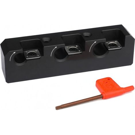 Outil GanWei tiges bois rondes – 3 trous, compatible perceuse, DIY, bricolage (1/5)