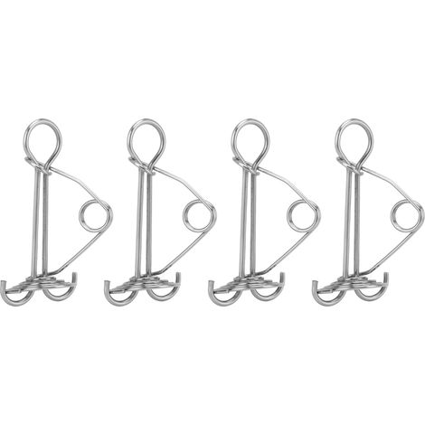 4 Ancres de Store Serre-Corde Piquets Spirale pour Camping Bateau Randonnée Tente