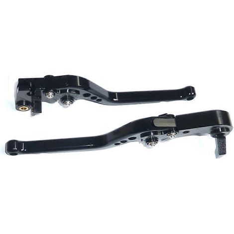 LEVIERS DE FREIN ET D'EMBRAYAGE LONGS TOUT NOIRS POUR YAMAHA YZF R7 2022-2024, UTILISATION SUR PISTE, COURSE ET ROUTE ( )