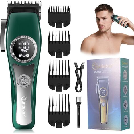 Tondeuse à Cheveux Électrique Sans Fil - Rechargeable USB, Longueur Réglable, Fonctionnement Silencieux (1/5)