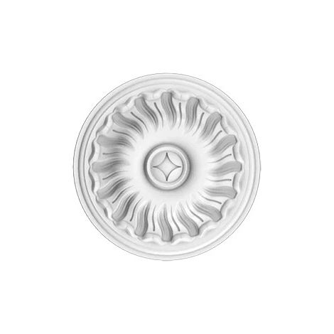 R11 Rosace de plafond Orac Decor ø 19cm - moulure décorative polyuréthane Avec un tube de colle
