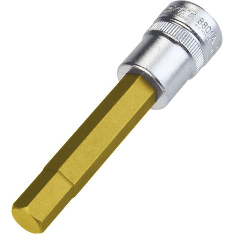 HAZET Schraubendreher-Steckschlüsseleinsatz 8801A-3/8 Vierkant hohl 10 mm (3/8 (1/3)