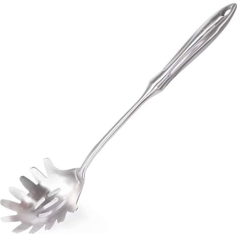 Cuillère À Pâtes - En Acier Inoxydable 304 - Poignée Isolée Thermiquement - 36,5 cm - Pour Cuisine Intégrée (1/5)