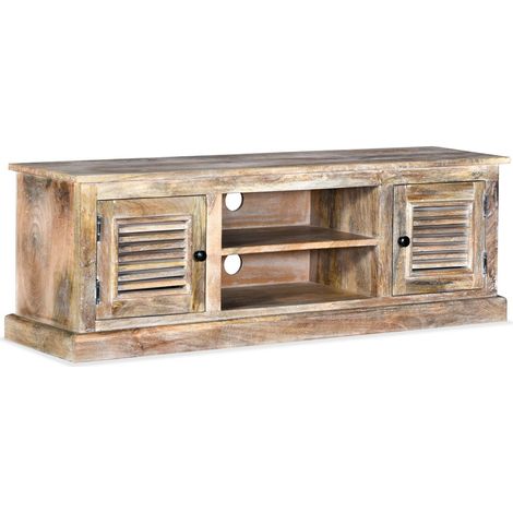 Pratico mobile porta TV/buffet di design in legno massello di mango 2502022