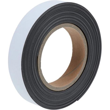 PRETYZOOM Tira de Goma Magnética Adhesiva Negra Flexible 5 MX 25 (1/5)