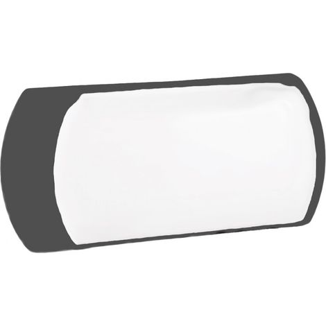 Applique plafonnier méthacrylate gea led nut led plafonnier mural extérieur moderne ip54, couleur gris anthracite