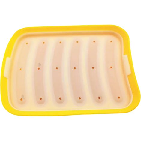 1 Moule à saucisses en silicone, ustensile de cuisine polyvalent, résistant à la chaleur, pour hot-dogs et barbecue (1/5)