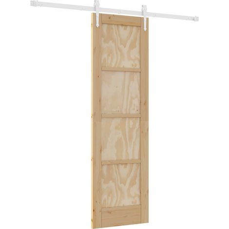 Maison Exclusive - Schiebetür ORKDAL Natürlich und Weiß 61 x 198,