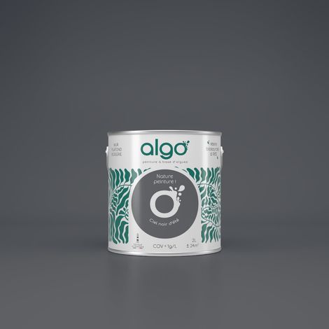 Peinture écologique Algo - Ciel noir d'été - 5L / Satin