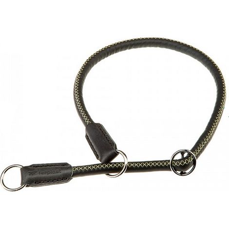 Ferplast DERBY CS Collare a semistrangolo per cani in ecopelle con interno in nylon. Diverse misure e colori.. Variante 12/50 - Misure: A: 50 cm - B: Ø 12 mm - Lilla (1/5)