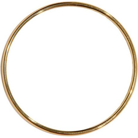 Piovaccari Metal Ring D 80 Mm H 2,8 Mm Light Gold 12 Pz