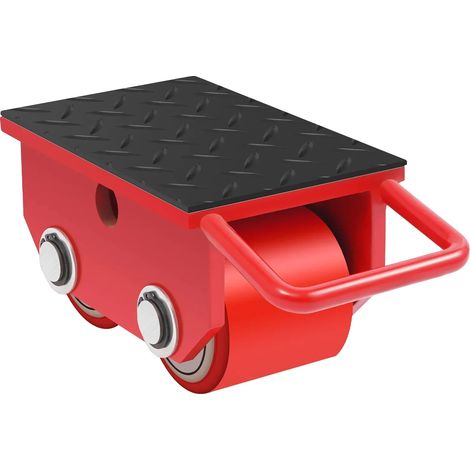 Maschinenheber, Schwerlast, Einfache Mobilität, Rot (1/2)