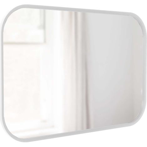 Miroir rectangulaire rebord caoutchouc 61 x 91 cm Hub (1/4)