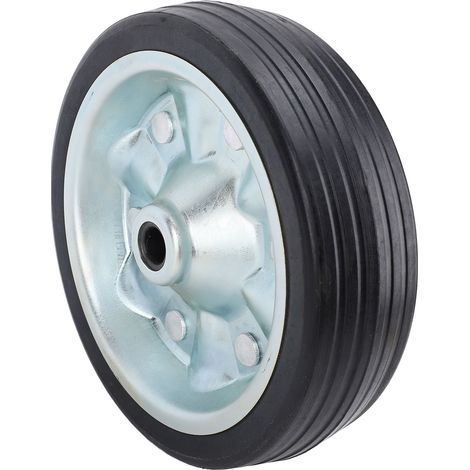 Roue de cric de remorque, langue de 8 pouces avec capacité de charge de 1500lb, jante de 54mm, roulette pivotante pour camping-car.